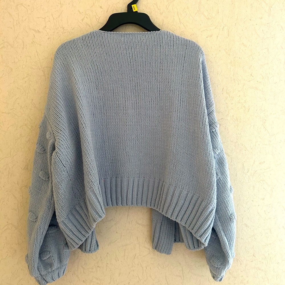 Pretty Light Blue Sweater - Picture 4 of 7